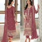 Blush Pink Color Georgette Embroidered Pakistani Salwar Kameez