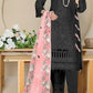 Black Festive Wear Embroidered Georgette Pakistani Suit
