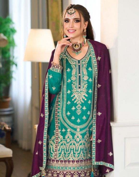 Plazo Suit Styles For Wedding | Punjaban Designer Boutique