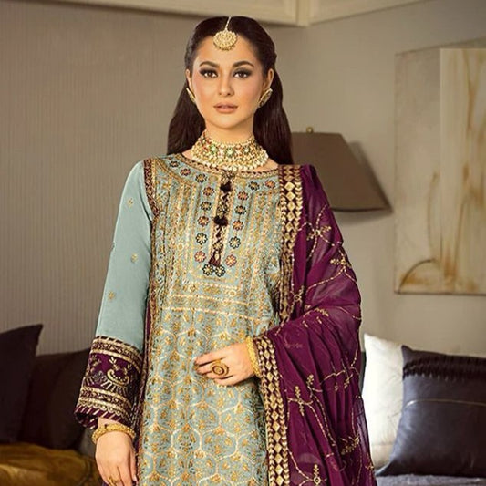 Pre- Winter Collection Heavy Embroidered Pakistani Salwar Kameez Wedding bridal Wear