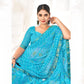 Banarasi Weaved Border Blue Color Saree