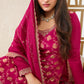 Raspberry Pink Heavy Designer Sarara Kameez Suit