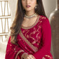 Red Festive Wear Heavy Designer Sarara Kameez Suit