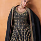 Black Color Designer Embroidery Wedding Gharara Style Sharara Suit