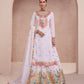 Captivation White Embroidered Silk Traditional Wedding Wear Lehenga Kameez For Ceremonial