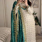 Delightful Sequence Embroidery Work Off White Color Pakistani Suit