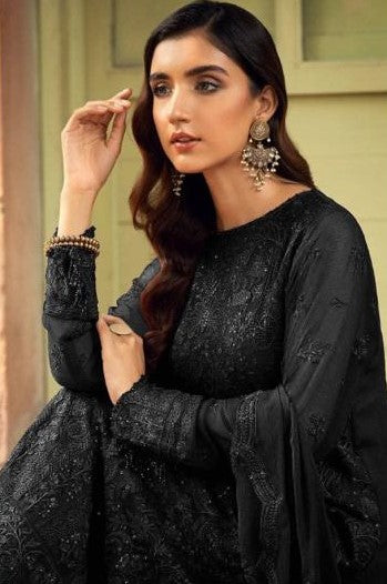 Trending Black Colored Eid Special Heavy Embroidery Pakistani Suit
