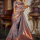 Light Purple Woven Banarasi Copper Tissue Saree