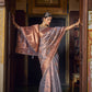 Light Purple Woven Banarasi Copper Tissue Saree